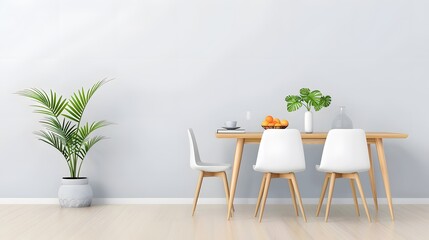 Modern dining space