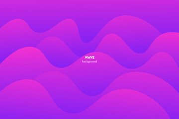Dynamic abstract background gradient wave pink with blue wave shape. Simple style background with fresh and colorful creative elements. Eps10