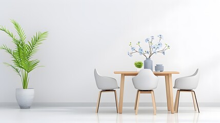 Modern dining space
