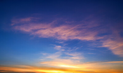 Fototapeta premium natural beautiful festive sky background