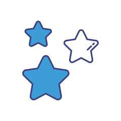Stars vector icon stock illustration