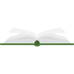 Open Book Illustration