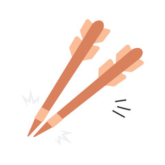 Grab this amazing hand drawn icon of archer arrows