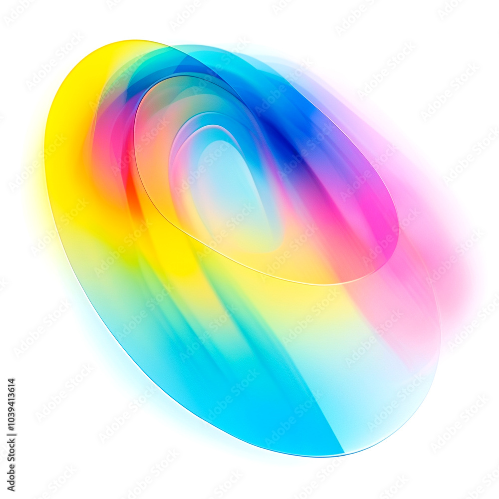 Poster vibrant swirling colors blend seamlessly in a dynamic abstract design
