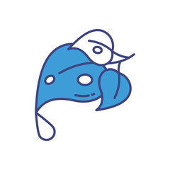 Dew vector icon stock illustration