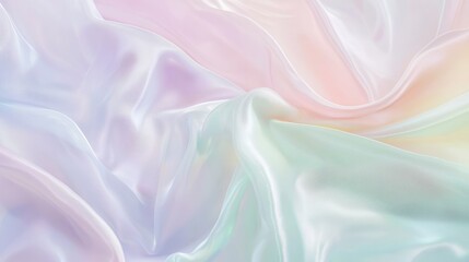 Fototapeta premium Serene Pastel Luxury Backdrop Mockup for Skincare Products with Cinematic Lighting | Dreamy Aesthetic Background for Product Photography