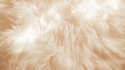 Luxurious Cream Faux Fur Backdrop Mockup with Soft Lighting for Intimate Setting