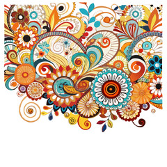 Fototapeta premium Beautiful Abstract Floral Background