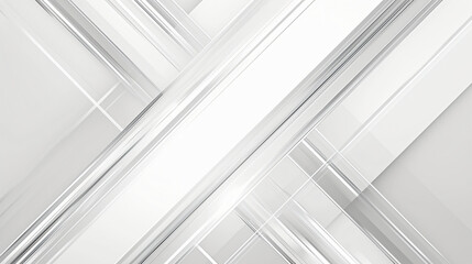 Fototapeta premium A minimalistic design featuring overlapping transparent shapes in shades of white, creating a clean and modern visual for graphic resources.