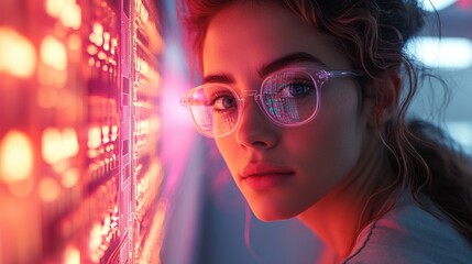 Technician Working on Space Circuit Repair