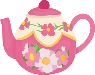 cute teapot design. Vector illustration.
