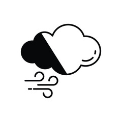 Wind vector icon stock illustration