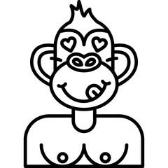 Smile with Love Eyes Icon