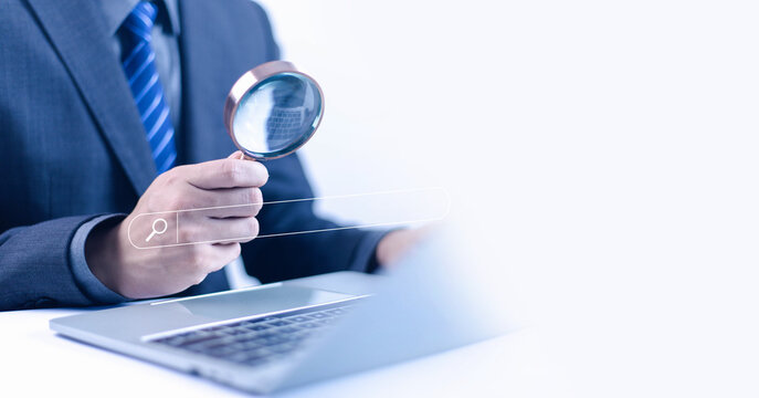 The concept of information search and social communication, searching and chatting online, Internet and communication technology