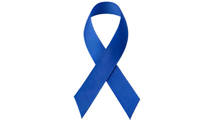 Blue ribbon health sign PNG. World Diabetes Awareness Month November and Prostate Cancer Awareness. Health care, medical awareness, illness prevention.