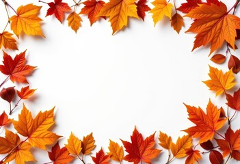 autumn leaves border