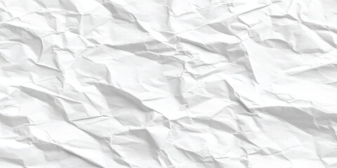Obraz premium White craft paper texture background. Crumple vintage old pagper recycled texture for copy space for text.