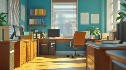 Bookkeepers work place concept.