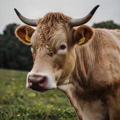 portrait of a cow