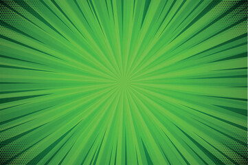 Comics rays background with halftones. Vector summer backdrop illustrations stock illustration