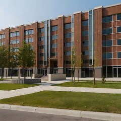 modern office building