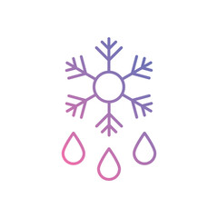Frost vector icon stock illustration