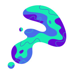 Fluid Blob Painting