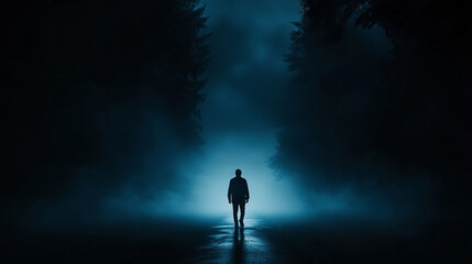 Mysterious Journey in the Misty Night