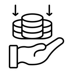 Revenue Stream.line icon