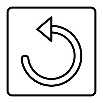 Undo Button.line icon
