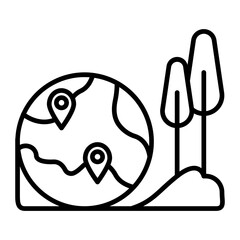 Visit a Theme Park.line icon