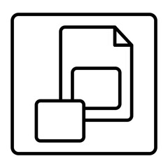 Smart Object.line icon