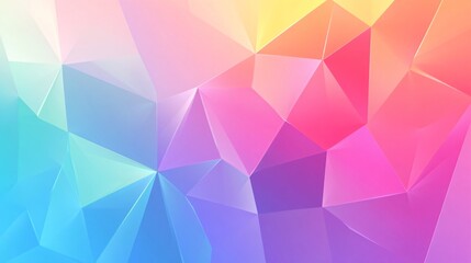 Obraz premium Abstract geometric background with colorful triangles.