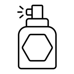Obraz premium Perfume Tester.line icon