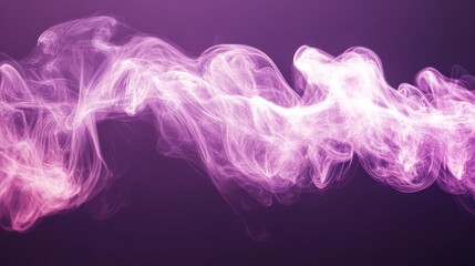  A tight shot of a purple smoke texture against a black backdrop, featuring a red light at its center