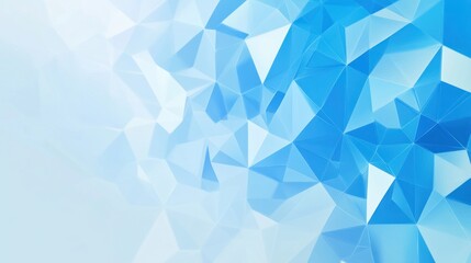 Abstract Blue Geometric Background