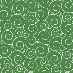 japanpat吉祥文様・和柄：シンプルでかわいいアレンジを加えた唐草模様のシームレスパターンtern01-