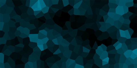 Obraz premium Beautifull blue and crystallized black background. abstract light colorful stone tile pattern. modern wallpaper, trendy simple minimal geometric pastel background vector abstract mosaic backdrop.