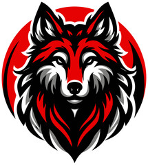 Wolf vector and illustration.