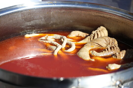 Shirdan and stuffed lamb intestine (sirdan or şırdan) is an offal dish consumed in Western Asia.