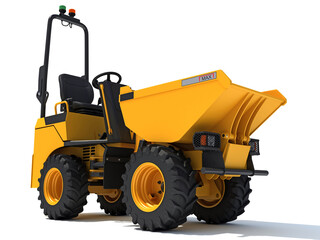 Site Dumper 3D rendering on white background