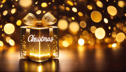 christmas background with candles