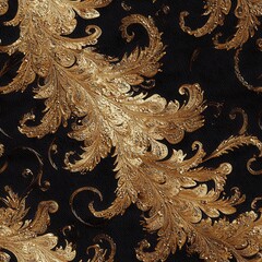 Fototapeta premium Intricate Henna Style Seamless Pattern Design
