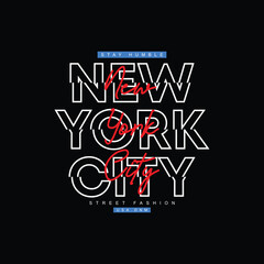 New York City urban style brand typography for t-shirts, clothes, street wear fashion and apparel print