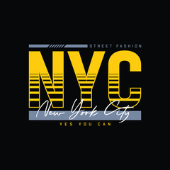 New York City urban style brand typography for t-shirts, clothes, street wear fashion and apparel print