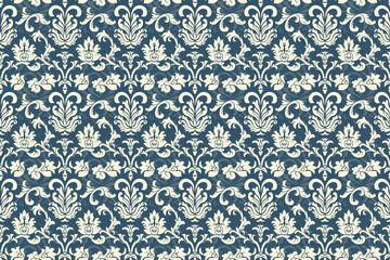 stencil damask seamless texture pattern. background for cloth