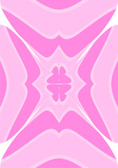The background image is in pink tones, using shapes to arrange. Composition with gradation used for graphics