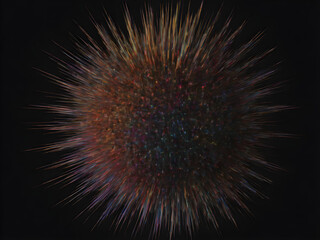 Fototapeta premium fireworks on black