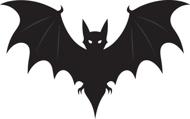 Title suggestion: "Fierce Flying Bat Illustration