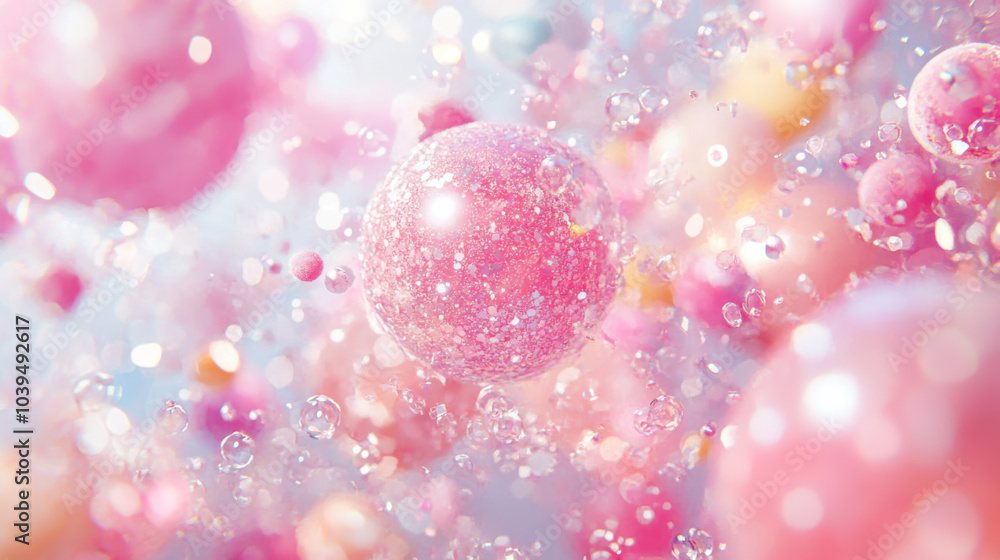 Poster delicate pink petals resting on a soft surface with shimmering light during a serene spring afternoo